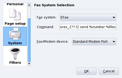 Fax Settings